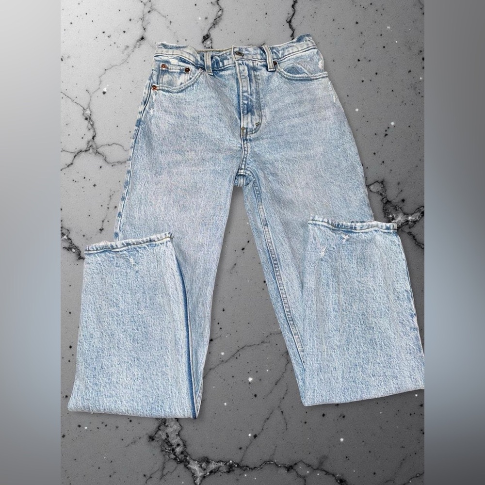 Abercrombie & Fitch 90’s straight ultra high rise jeans
